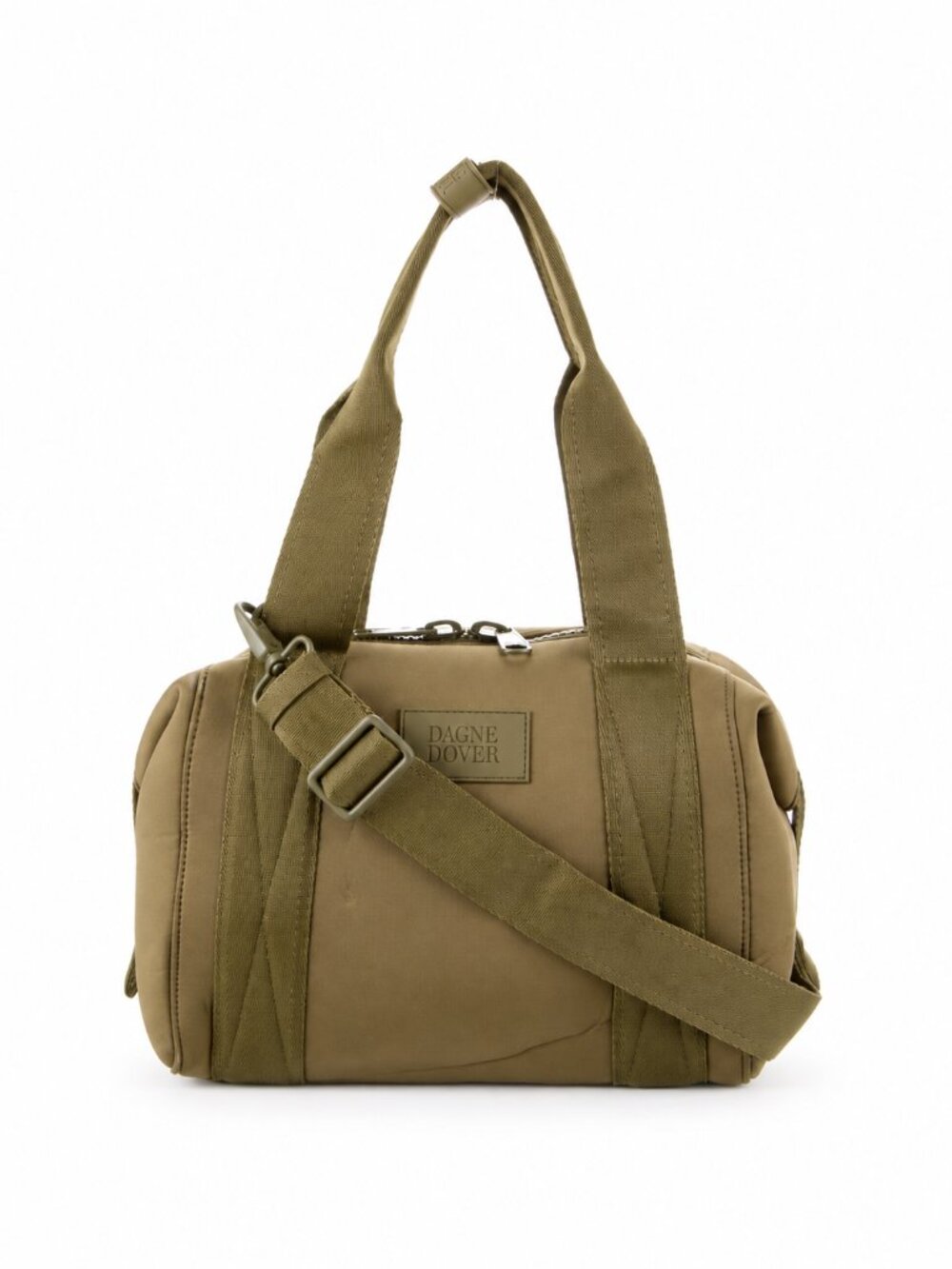 Dagne Dover Landon XS Carryall Dark Moss Neoprene Crossbody Bag
